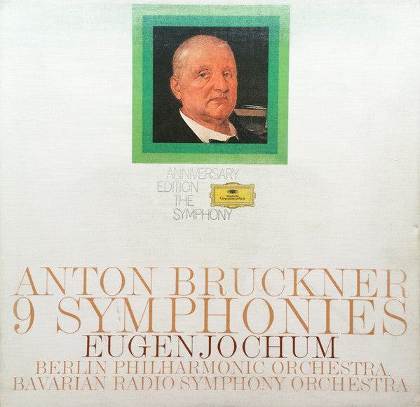 Anton Bruckner – Eugen Jochum, Berliner Philharmoniker, Symphonie-Orchester des Bayerischen Rundfunks : 9 Symphonies (12xLP + Box, Lin)