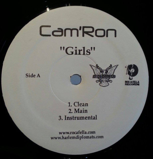 Cam'ron : Girls (12", Promo, W/Lbl)