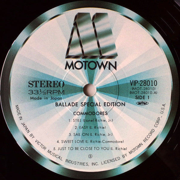 Commodores : Ballade  (LP, Comp)