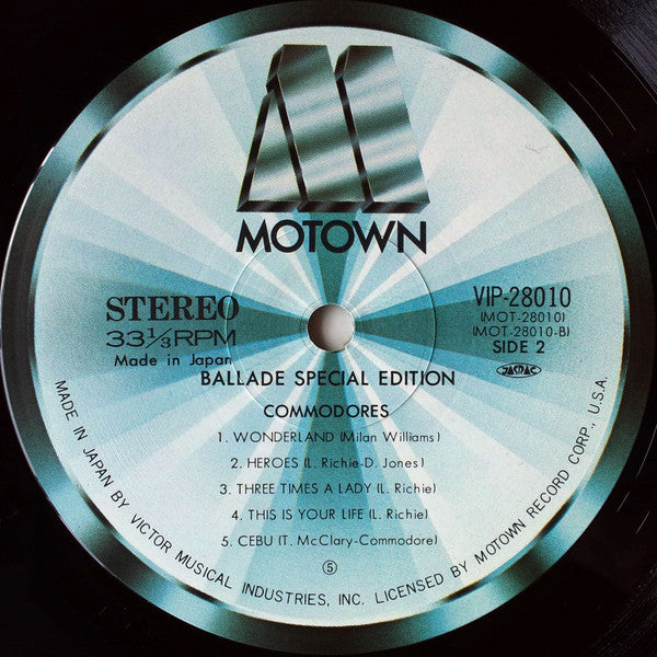 Commodores : Ballade  (LP, Comp)