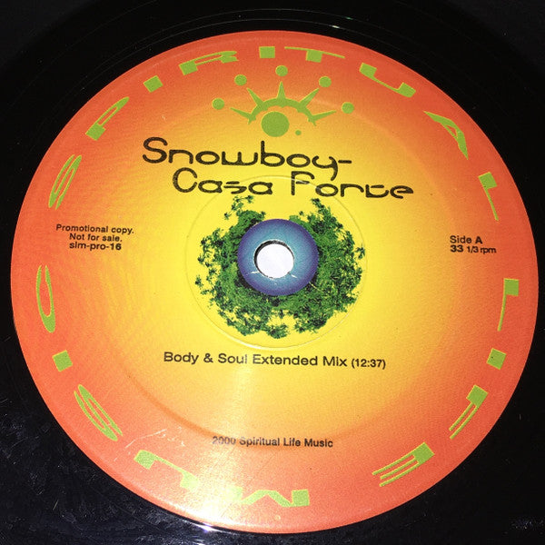 Snowboy : Casa Forte (12", Promo)