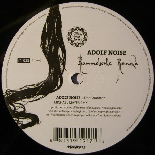 Adolf Noise : Rammelwolle Remixe (12")