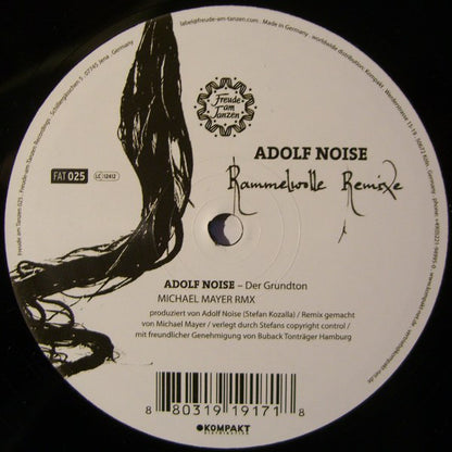 Adolf Noise : Rammelwolle Remixe (12")
