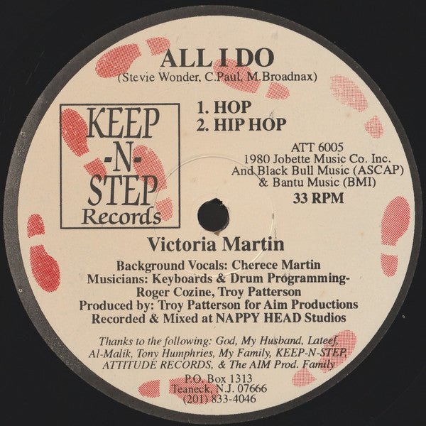 Victoria Martin* : All I Do (12")