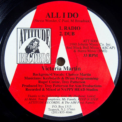 Victoria Martin* : All I Do (12")