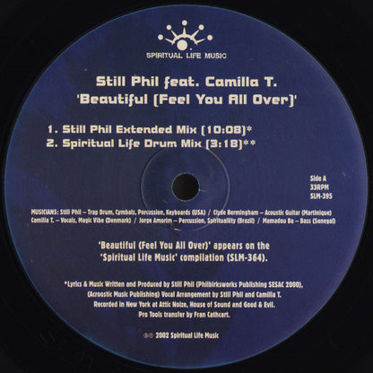 Still Phil Featuring Camilla T. : Beautiful (Feel You All Over) (12")