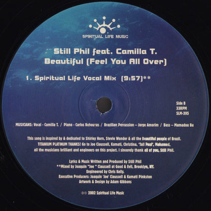 Still Phil Featuring Camilla T. : Beautiful (Feel You All Over) (12")