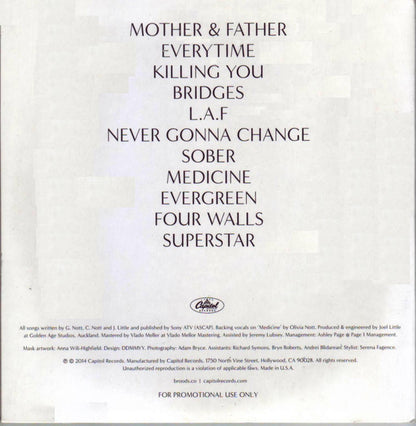 Broods : Evergreen (CD, Album, Promo)