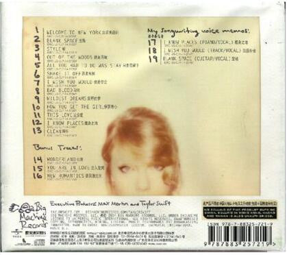 Taylor Swift : 1989 D.L.X. (CD, Album, Dlx)