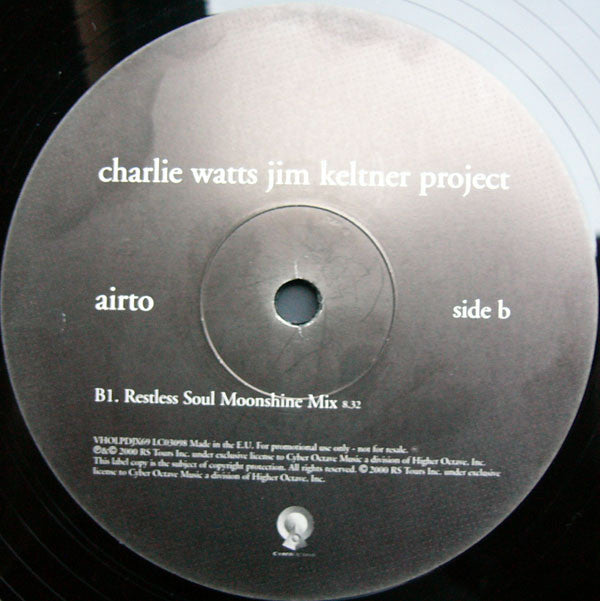 Charlie Watts Jim Keltner Project* : Airto (2x12", Promo)
