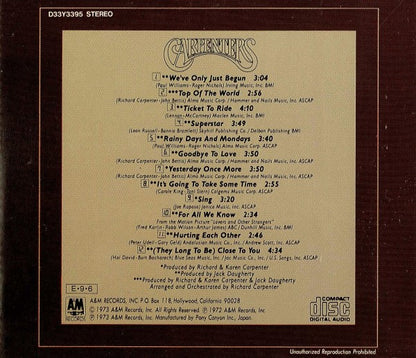 Carpenters : The Singles 1969-1973 (CD, Comp, RE, Gol)