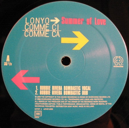 Lonyo, Comme Ci Comme Ca : Summer Of Love (12")