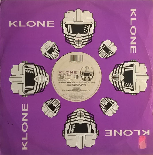 The Klone Krew : Limited Edition DJ I.Qed Sampler. Europop - The Megamix Part 1 & 2 (12", Ltd, Mixed, Smplr)