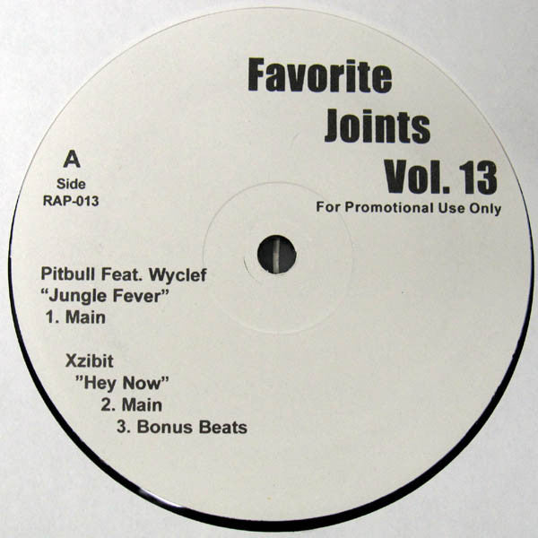 Various : Favorite Joints Vol. 13 (12", Promo)