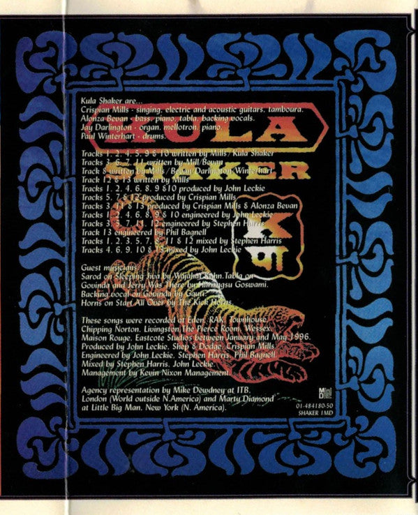 Kula Shaker : K (MD, Album)