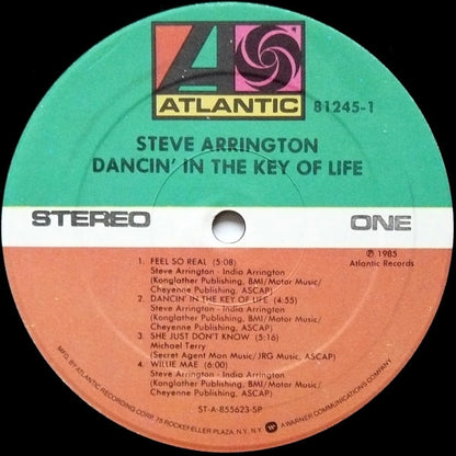 Steve Arrington : Dancin' In The Key Of Life (LP, Album)
