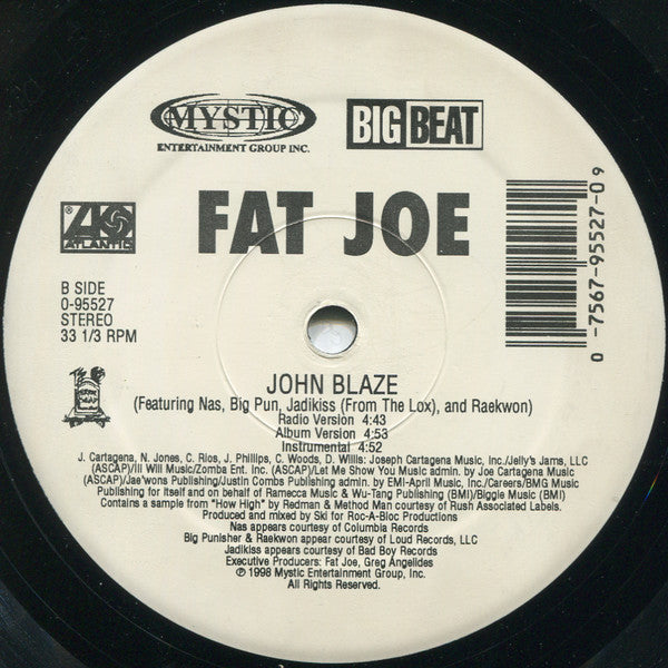 Fat Joe Featuring Puff Daddy : Don Cartagena (12", Single)