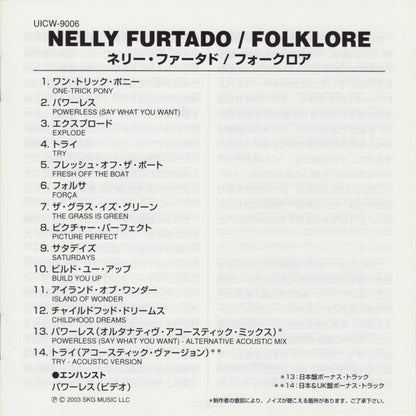 Nelly Furtado : Folklore (CD, Album, Enh)