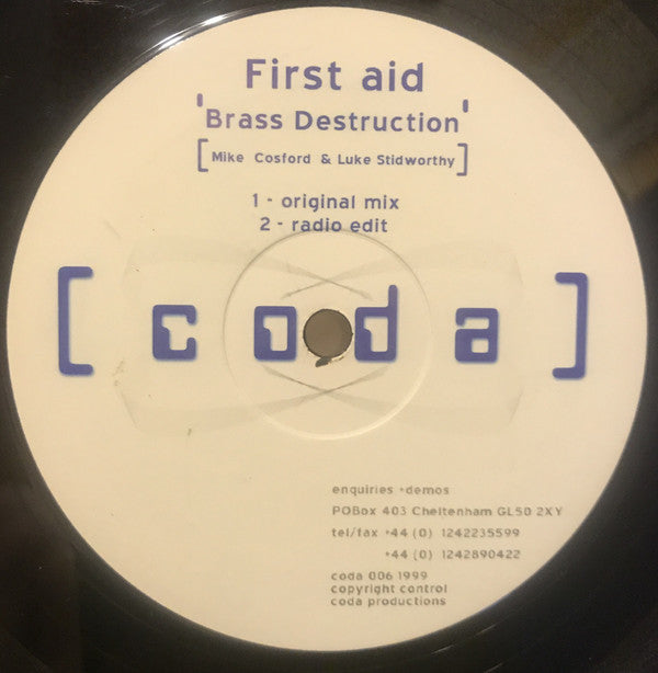First Aid (17) / Madagascar : Brass Destruction / Requiem (12")