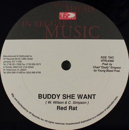 Madd Anju / Red Rat : Wha Dis Fada / Buddy She Want (12")
