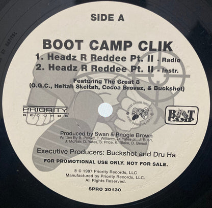 Boot Camp Clik : Headz R Reddee Pt. II (12", Promo)
