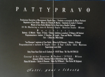 Patty Pravo : Notti, Guai E Libertà (MD, Album)