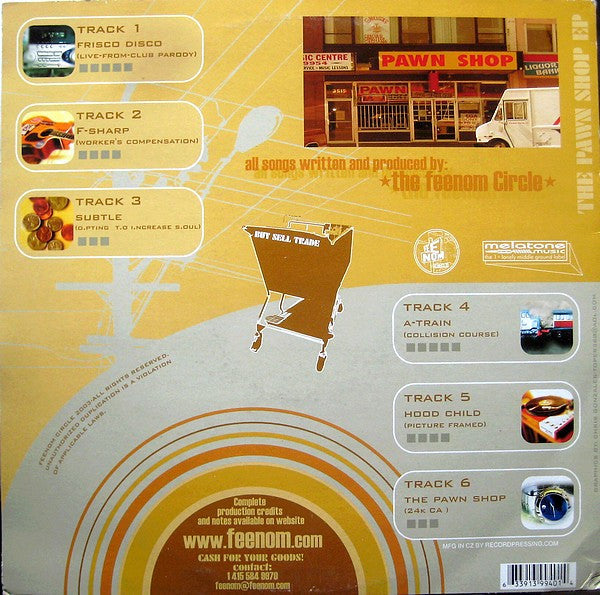 The Feenom Circle* : The Pawn Shop EP (12", EP)