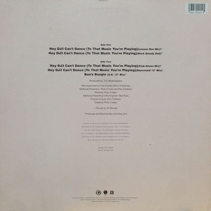 Betty Boo And The Beatmasters : Hey DJ / I Can't Dance (To That Music You're Playing) (12", Maxi)