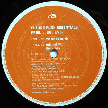 Future Funk Essentials : I Believe (12")