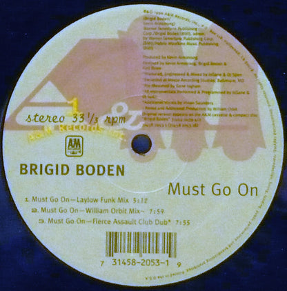 Brigid Boden : Must Go On (12")