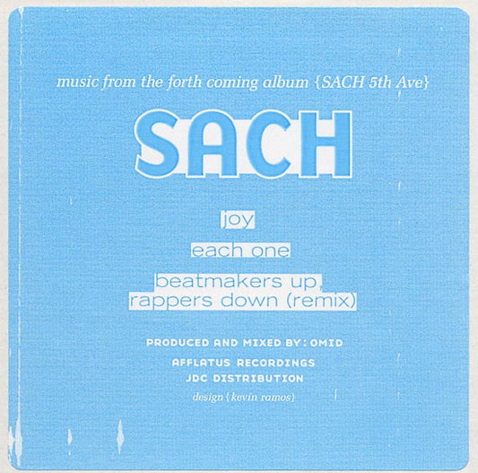Sach : Joy (12", Single)