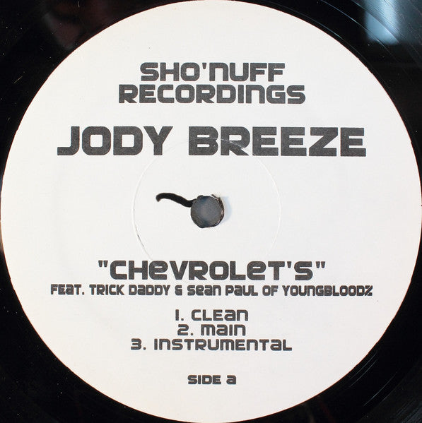 Jody Breeze : Chevrolet's / Take It Outside (12")