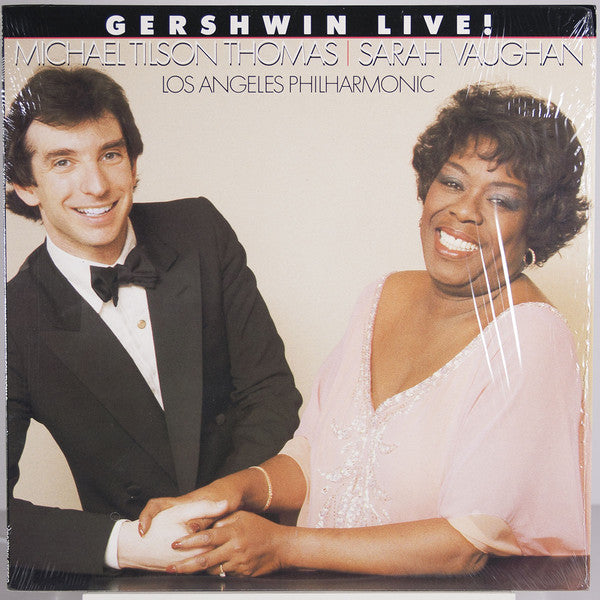 Michael Tilson Thomas, Sarah Vaughan, Los Angeles Philharmonic Orchestra : Gershwin Live! (LP, Album)