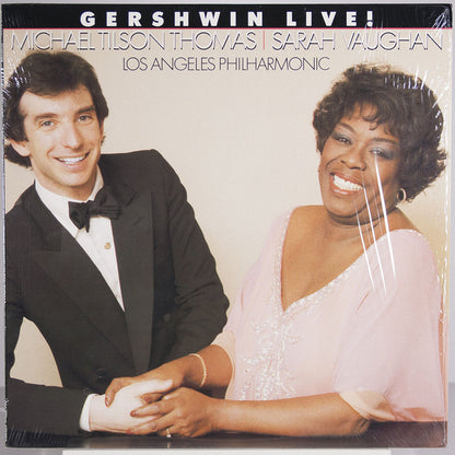Michael Tilson Thomas, Sarah Vaughan, Los Angeles Philharmonic Orchestra : Gershwin Live! (LP, Album)