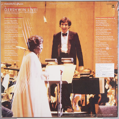 Michael Tilson Thomas, Sarah Vaughan, Los Angeles Philharmonic Orchestra : Gershwin Live! (LP, Album)