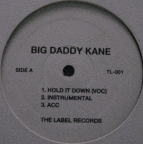 Big Daddy Kane : Hold It Down / Unda Presha (12", Single, Promo)