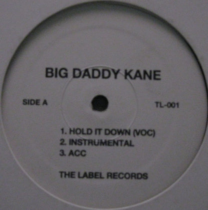 Big Daddy Kane : Hold It Down / Unda Presha (12", Single, Promo)