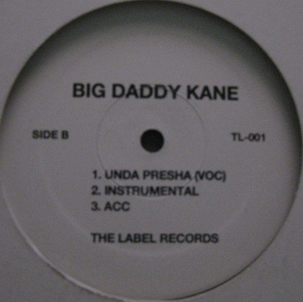 Big Daddy Kane : Hold It Down / Unda Presha (12", Single, Promo)