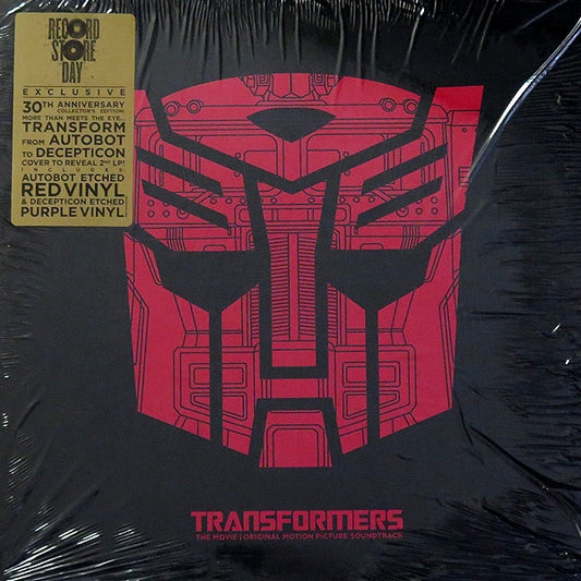 Various : Transformers: The Movie (Original Motion Picture Soundtrack) (RSD, Ltd, 30t + LP, S/Sided, Etch, Red + LP, S/Sid)
