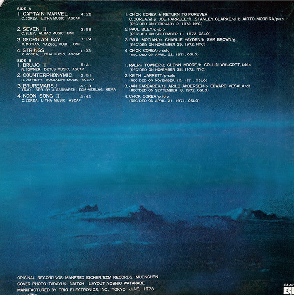 Various : ECM Special (Edition For Contemporary Music) (LP, Comp)