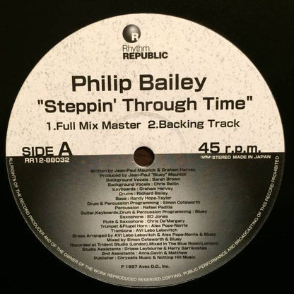 Philip Bailey : Steppin' Through Time (12", S/Sided)