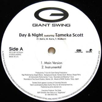 Giant Swing Feat. Tameka Scott : Day & Night (12")