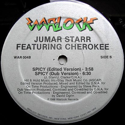 Jumar Starr Featuring Cherokee (5) : Spicy (12")