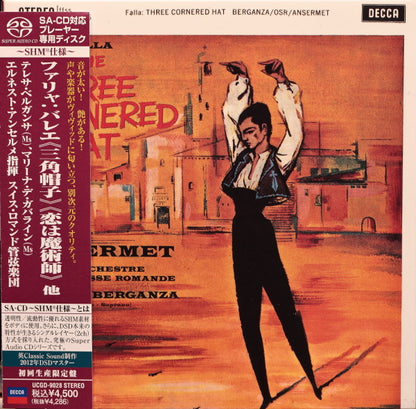 Falla*, Ansermet*, L'Orchestre De La Suisse Romande, Teresa Berganza, Marina De Gabarain : The Three Cornered Hat (SACD, Album, Ltd, RE, RM, SHM)