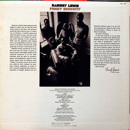 Ramsey Lewis : Funky Serenity (LP, Album, RE)