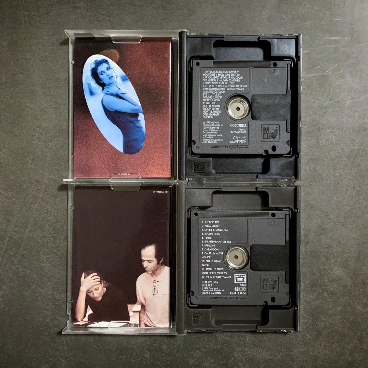 Céline Dion – MiniDisc Collection (6-MD Bundle, Austria Pressings)