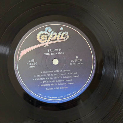 The Jacksons – Triumph – Japan Vinyl LP 25·3P-239 with OBI