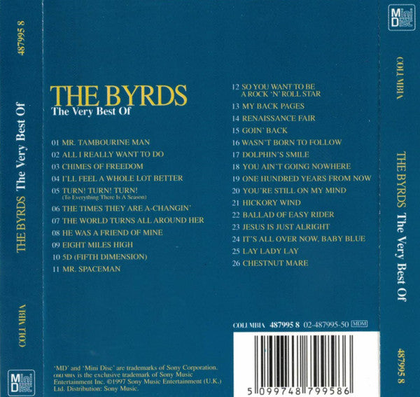 The Byrds : The Very Best Of The Byrds (MD, Comp)