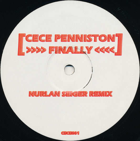 CeCe Penniston* : Finally (Nurlan Seiger Remix) (12", S/Sided, Unofficial)