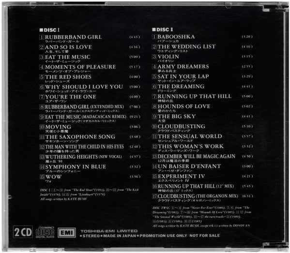 Kate Bush : Moments Of Pleasure: The Best Works 1978-1993 (2xCD, Comp, Promo)